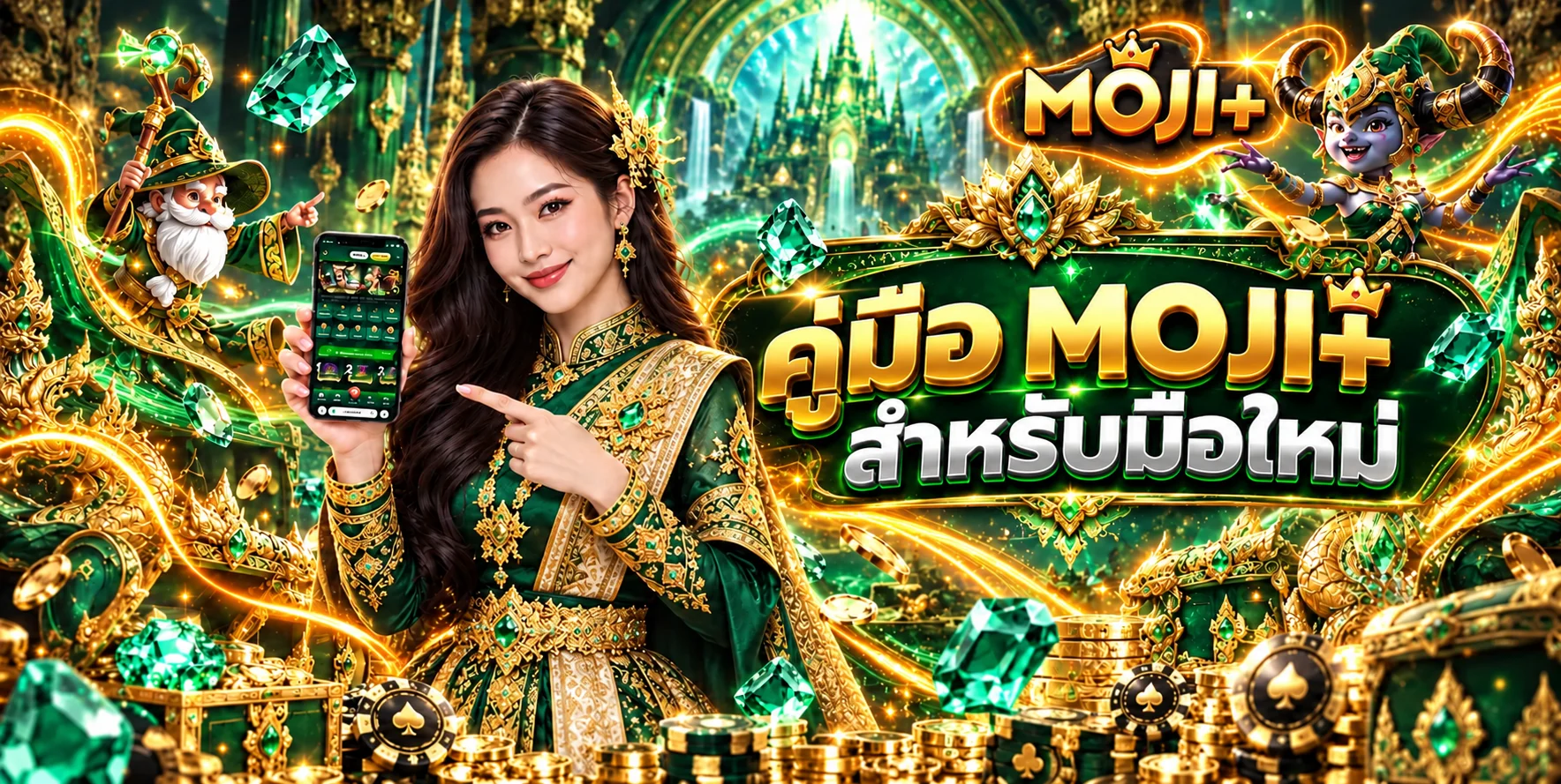 MOJI+ สำหรับมือใหม่ ตรวจเว็บ อ่านเกม วางงบ